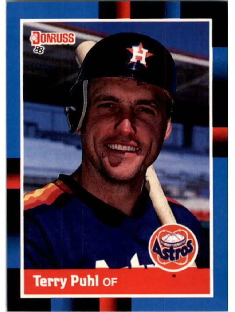 1988 Terry Puhl Donruss Baseball Card #533